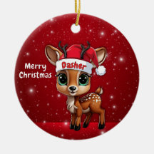 ダッシャーベイビーシカ、子鹿、メス鹿、トナカイ🦌 🎄