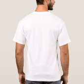 ダッシュの白人のTシャツ Tシャツ (裏面)