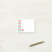 ダッシュダンサー ポストイット (デスク上)