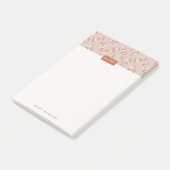 ダッシュボホイカットジグザグパターンポストイット – 錆 ポストイット (アングル)