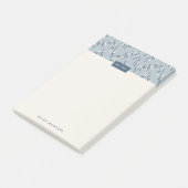 ダッシュボホイカットジグザグパターンポストイット – 青 ポストイット (アングル)