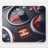 ダッシュボードのエンジンLEDを確認 マウスパッド (正面)