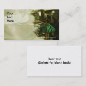 ダッシュボードのフラのダンサーの名刺 名刺 (正面/裏面)