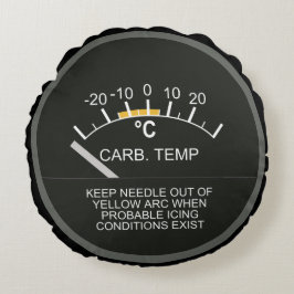 ダッシュボード浸炭機空気温度計 ラウンドクッション