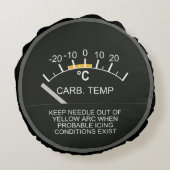 ダッシュボード浸炭機空気温度計 ラウンドクッション (裏面)