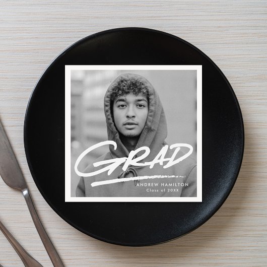 ダッシュモダングラッド写真卒業 スタンダードカクテルナプキン