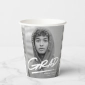 ダッシュモダングラッド写真卒業 紙コップ (裏面)