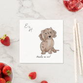 ダッシュントのメルルのウォーター結婚カラーのカクテルナプキンス スタンダードカクテルナプキン (インサイチュ)