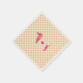 ダッシュントパーティーナプキンス誕生日パーティー用品 スタンダードカクテルナプキン (角)