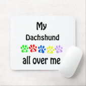 ダッシュンドウォークスデザイン マウスパッド (マウス)