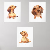 ダッシュンドウォールアートダッシュンドホームデコール (正面)