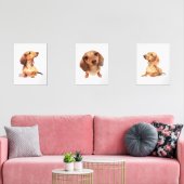 ダッシュンドウォールアートダッシュンドホームデコール (リビング)