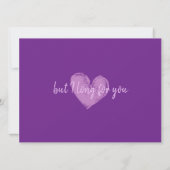 ダッシュンドグッカワイパープルおもしろい文字フラカスタムット シーズンカード (裏面)