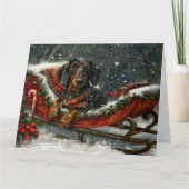 ダッシュンドグッドクリスマスフェスティバル カード (正面)