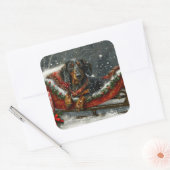 ダッシュンドグッドクリスマスフェスティバル スクエアシール (封筒)