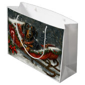 ダッシュンドグッドクリスマスフェスティバル ラージペーパーバッグ (裏面アングル)