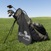 ダッシュンドゴルフタオおもしろいルキスマイパットウィーナードッグ ゴルフタオル (グリーン)