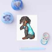 ダッシュンドタトゥーIラブパパおもしろい犬ダッシュンドFa チラシ (シングル)