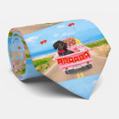 ダッシュンドッグバレンタインズデイトラックハート ネクタイ (ロール)