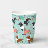 ダッシュンドバースデーパーティーお祝い 紙コップ (右)