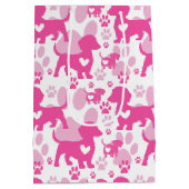 ダッシュンドラブドッグ抱き枕 ミディアムペーパーバッグ (裏面)