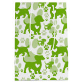 ダッシュンドラブドッグ抱き枕 ミディアムペーパーバッグ (裏面)