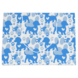 ダッシュンドラブドッグ抱き枕 ラージペーパーバッグ