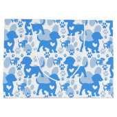 ダッシュンドラブドッグ抱き枕 ラージペーパーバッグ (裏面)