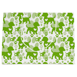 ダッシュンドラブドッグ抱き枕 ラージペーパーバッグ