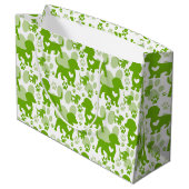 ダッシュンドラブドッグ抱き枕 ラージペーパーバッグ (裏面アングル)