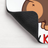 ダッシュンメリードのキスクリスマス恋人ダッシュント犬 マウスパッド (コーナー)