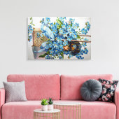 ダッシ忘れャントとメノー キャンバスプリント (インサイチュ (リビング))