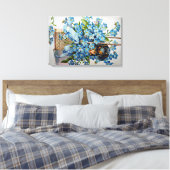 ダッシ忘れャントとメノー キャンバスプリント (インサイチュ (寝室))