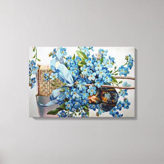 ダッシ忘れャントとメノー キャンバスプリント (正面)