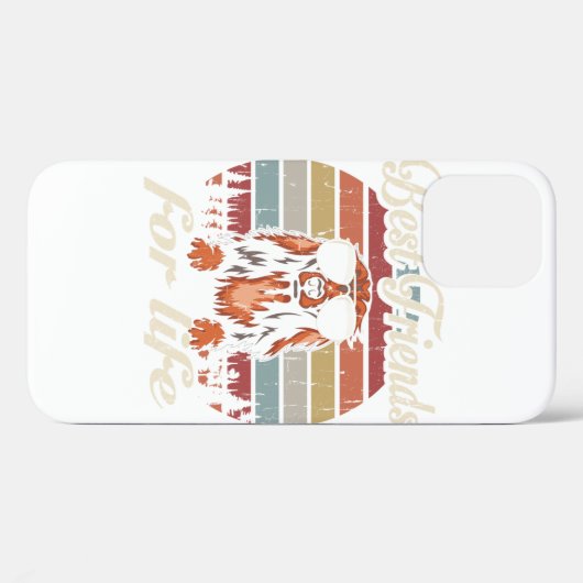 ダッシ最高のャントフレンズの生活おもしろいヴィンテージ Case-Mate iPhoneケース (裏面 (横))