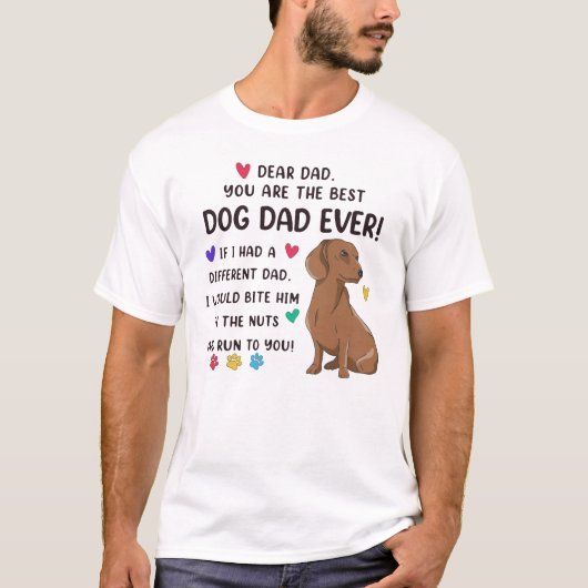 ダッシ親愛ャントパパお前は最高の Tシャツ (正面)