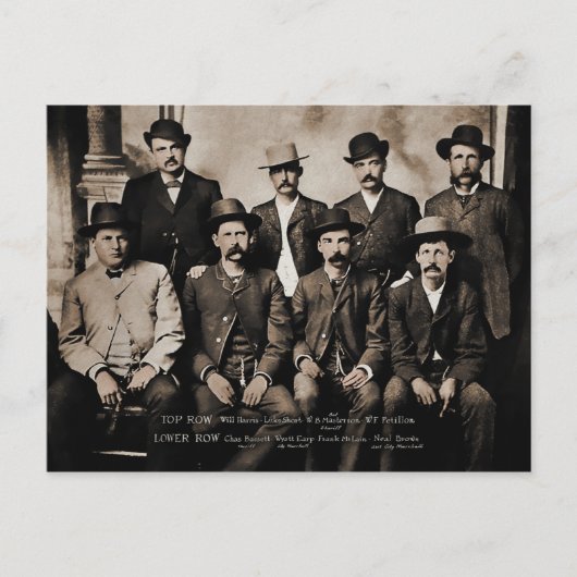 ダッジシティ平和委員会1883 ポストカード (正面)