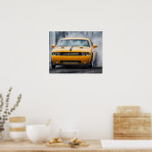 ダッジチャレンジャーSRT ポスター (キッチン)