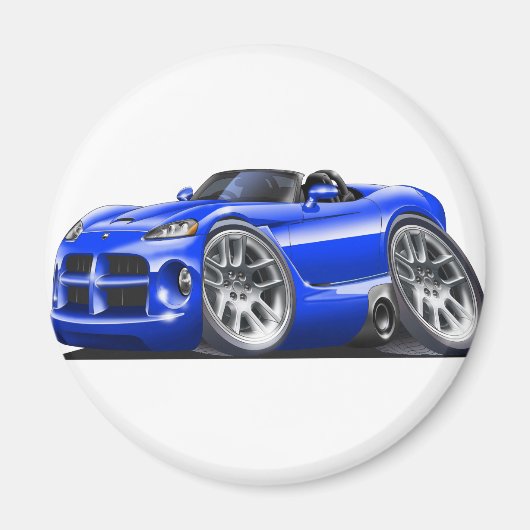 ダッジビパーロードスターブルーカー マグネット (正面)