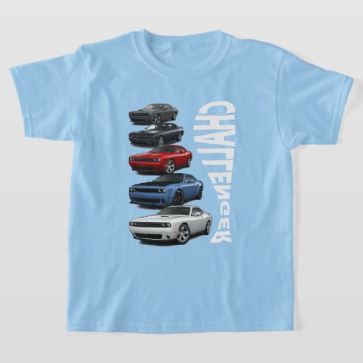 ダッジ・チャレンジャーSRT Tシャツ (レイダウン)