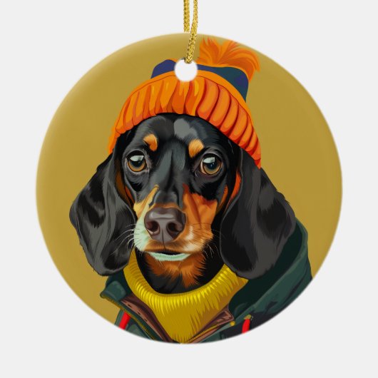 ダッスタイリッシュシュント セラミックオーナメント (正面)