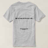 ダッチオーブンサービス Tシャツ (デザイン裏面)