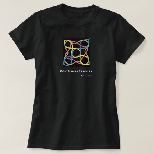 ダッチクロッシングのXとO Tシャツ (デザイン正面)
