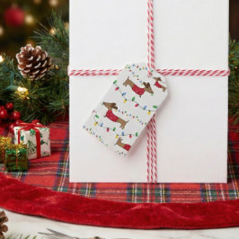 ダッチシュントのクリスマスギフトタグドキシーホリデーライト ギフトタグ