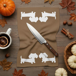 ダッチシュントキシーキッチンレッドブラウンタオル キッチンタオル