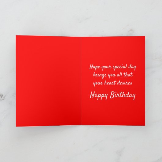 ダッチシュント子犬の漫画かわいい犬の誕生日 カード (内部)