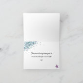 ダッチシュント子犬マーメイドガールの誕生日カード カード (内部)