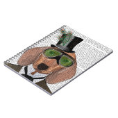 ダッチシュント緑ゴーグルトップハット ノートブック (左側)