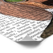 ダッチシュント緑ゴーグルトップハット ポスター (角)