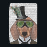 ダッチシュント緑ゴーグルトップハット iPad MINIカバー<br><div class="desc">ペット</div>
